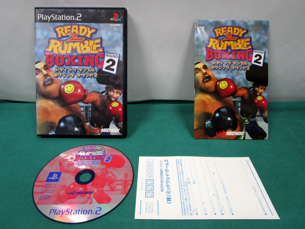 PlayStation2 - Ready 2 Rumble Boxing Round 2 - postcard. PS2