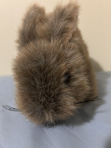 Brown Bunny Rabbit Realistic Soft Stuffed Toy. - Picture 7 of 9