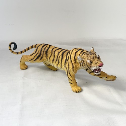 AAA Tiger Hard Rubber Animal Figure Rare Vintage Collectible Toy - Picture 8 of 24