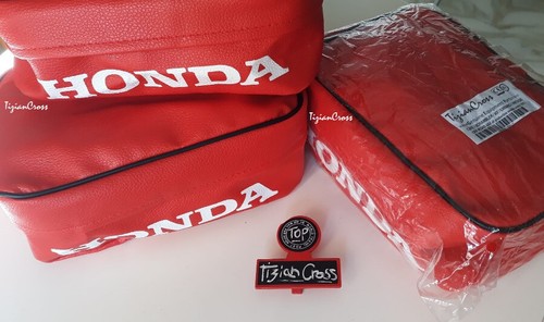 BORSELLO PORTA ATTREZZI PARAFANGO POSTERIORE HONDA ENDURO VINTAGE TizianCross - Imagen 10 de 13