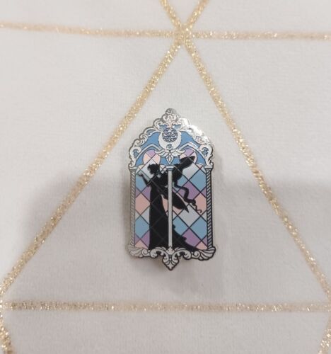 "Sailor Moon"- (Usagi Tsukino Stained Glass) Silver Enamel Metal Pin "Brand New" - Picture 1 of 5