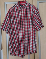 Camargue Sommer Hemd ,KW41/42 (L), kurzarm rot schwarz weiss kariert