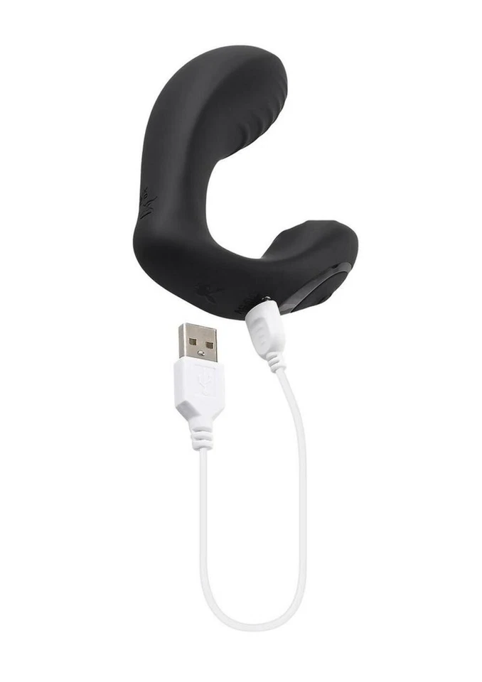 Playboy Play Time перезаряжаемый силиконовый двойной вибратор с клиторальным стимулятором - Изображение 4 из 4