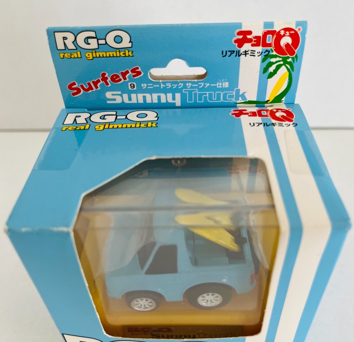 Choro Q Nissan Datsun SUNNY TRUCK Surfboard Real Gimmick Takara
