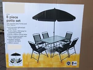 patio furniture 6 chairs and table