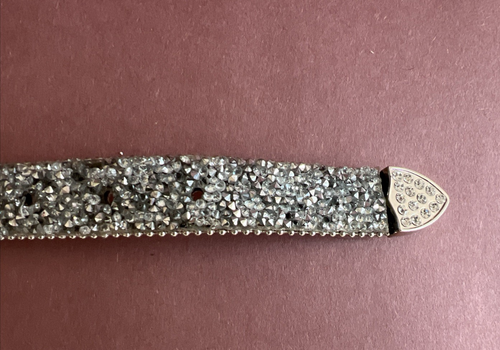 Womens Ariat Rhinestone Belt Bling Studded Western Cowboy A1520801-L - Picture 11 of 17