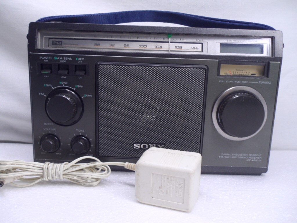 ソニー　ICF-6500 Sony ICF-6500W FM/SW/MW 5 Band Radio | eBay