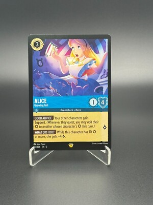 alice lorcana card 137/204 - Rise Of The Floodborn - TCG The item available is listed in the Title 2Pc. Alice in Wonderland Lorcana