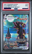 Pokemon Umbreon VMAX Evolving Skies Secret Rare Full Alt Art #215 PSA 9