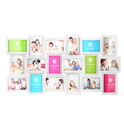 New 12/18 Picture Frames Collage for 4'' x 6'' Photos, Home Gallery Decor