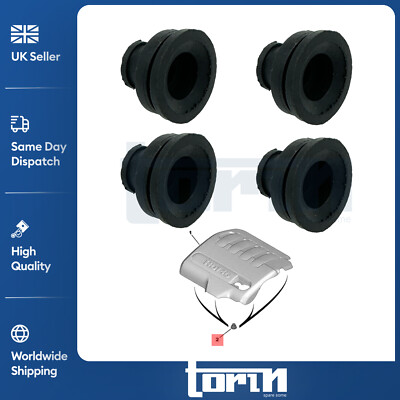 4x Motorabdeckung Gummis oben für Peugeot 307 308 508 607 Citroen C4 C5 0137.93