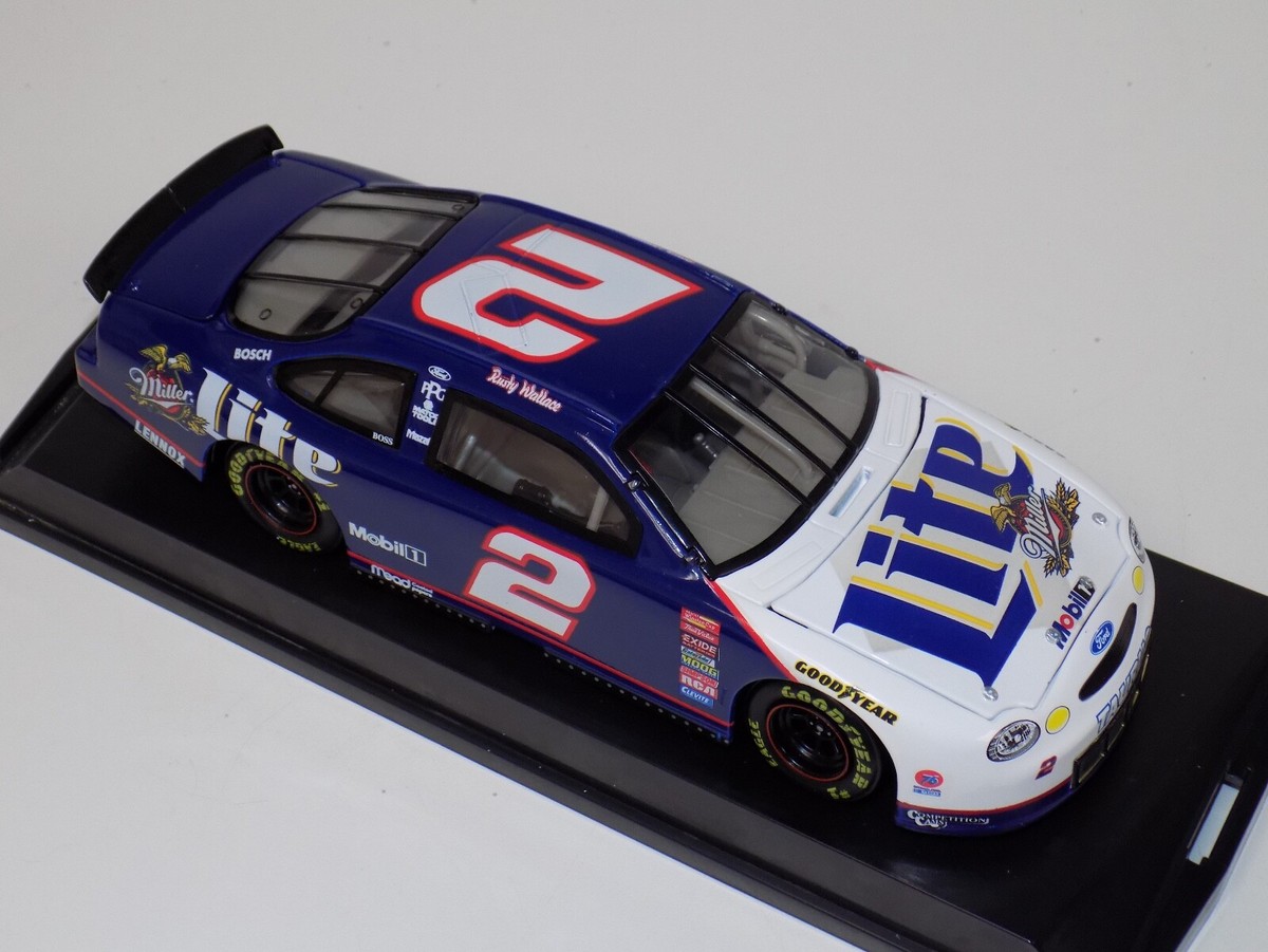 1/24 Action NASCAR Ford Taurus 1998 Rusty Wallace #2 Miller Lite N