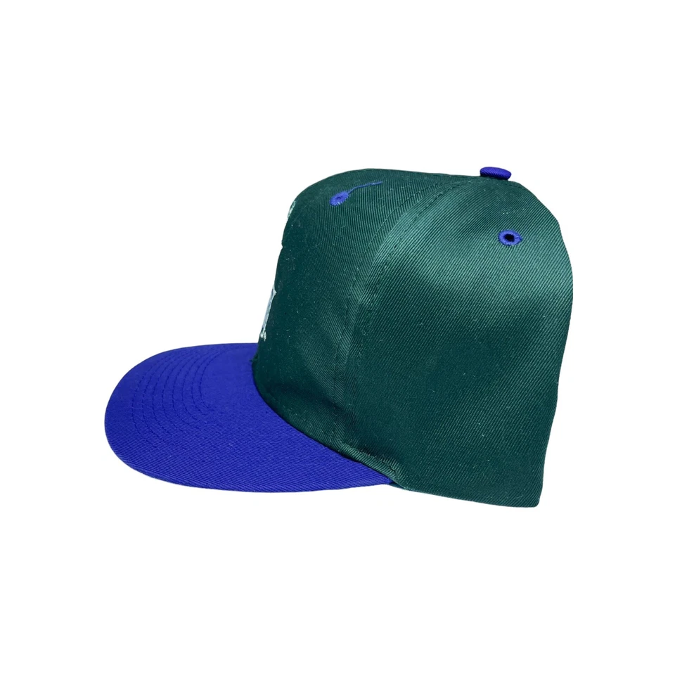 DE COLECCIÓN RARO NBA MILWAUKEE BUCKS BIG BUCK LOGO 7 DOS TONOS GORRA SNAPBACK Foto 2 de 4