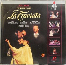 VERDI La Traviata LASERDISC Edita Gruberova, Neil Shicoff  Teatro La Fenice RIZZI
