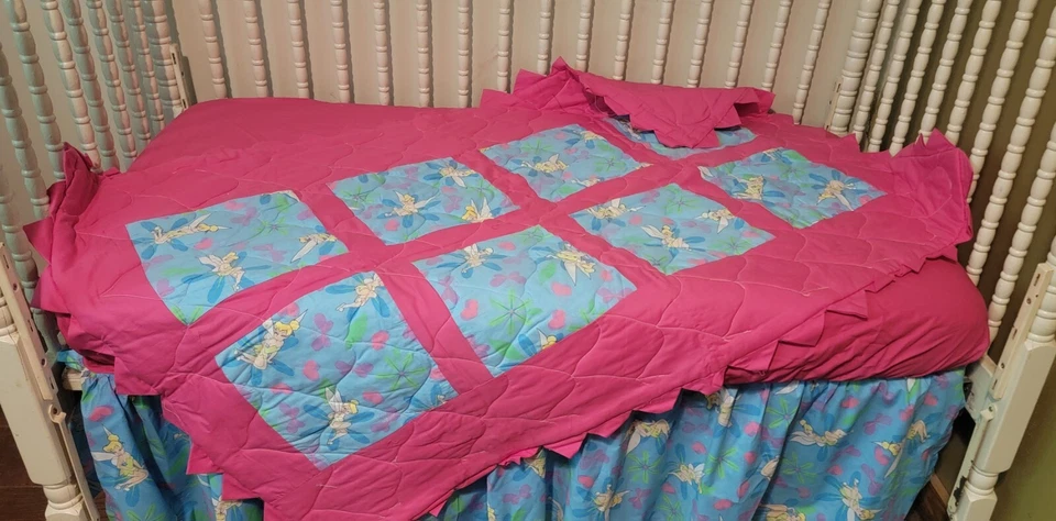 婴儿床床上用品婴儿房套装制造/W 粉色粉红色面料 — 第 4/4 张图片