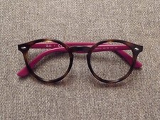 🌼 Brillengestell / Runde Pantos braun und rosa - Ray Ban