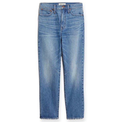 Madewell Classic Straight Jeans In Blue 