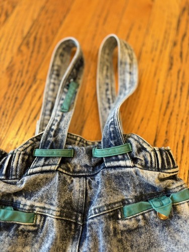 Kids Acid wash 90s suspenders size 4T - Picture 5 of 5