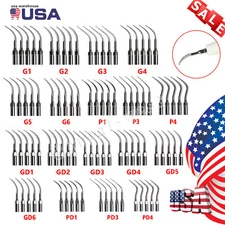 5× Dental Ultrasonic Piezo Scaler Tips fit Woodpecker EMS/ DTE SATELEC Handpiece