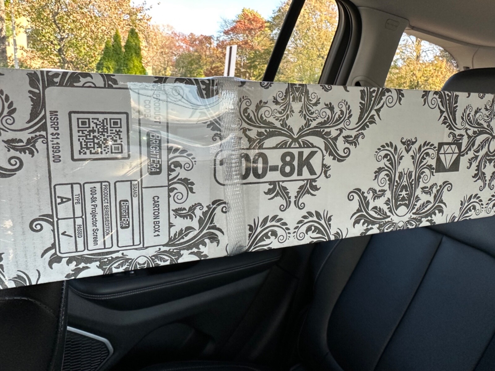 Bright ERA VPL FHZ70 Smart Projector 8K HD Bundle With Projector Screen