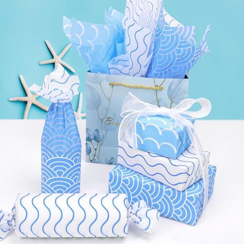 24 Count Bulk Tissue Paper – Dark Navy Blue, 20x30 Inch Large Sheets For Gift Wrapping, Packing, Crafts, And Decor