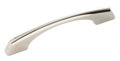 (2) Hickory Hardware P3370-14 Greenwich Bright Nickel 3'' C to C Cabinet Pulls