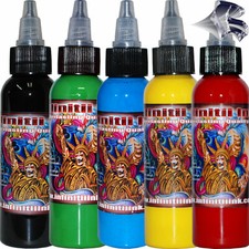Infinitii 2 oz Tattoo Ink 5 Color Set 2