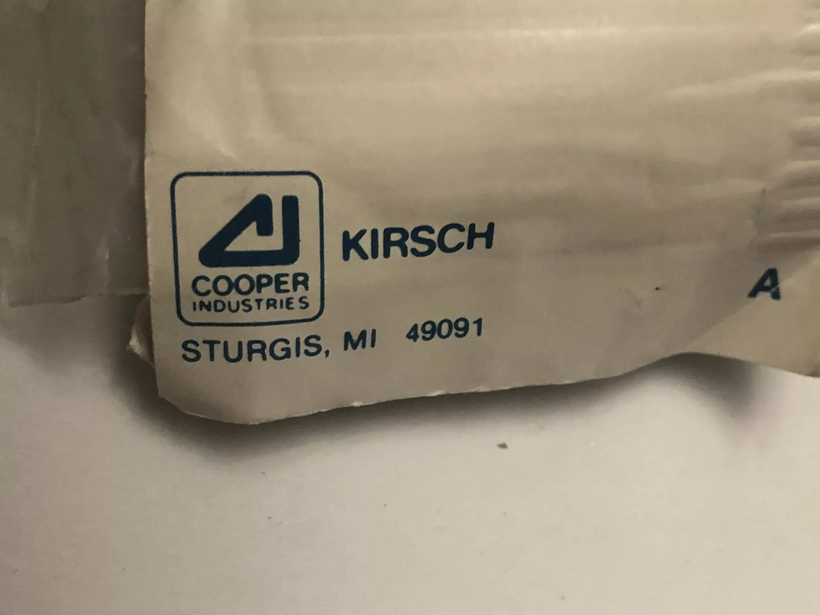 New Old Stock KIRSCH CONTINENTAL CURTAIN ROD Window Extender BRACKET