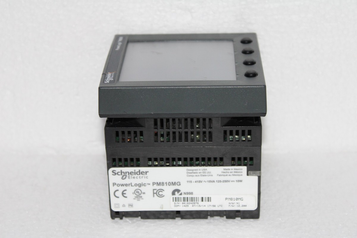 Compteur De Puissance Schneider Electric PM810MG PowerLogic PM800 Avec écran - Occasion Testé Et Nettoyé, Bon état
