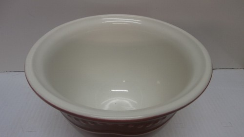 Princess House Pavillion 3pc Nesting Mixing Bowl Set Green Blue Red Pottery LNC - Picture 10 of 11