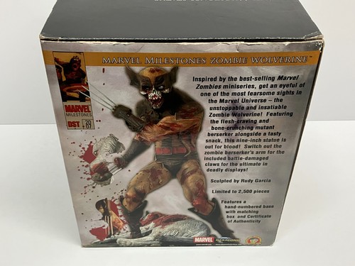 Marvel Milestones X-Men Zombie Wolverine Statue Limited Edition 805/2500 - Picture 11 of 16