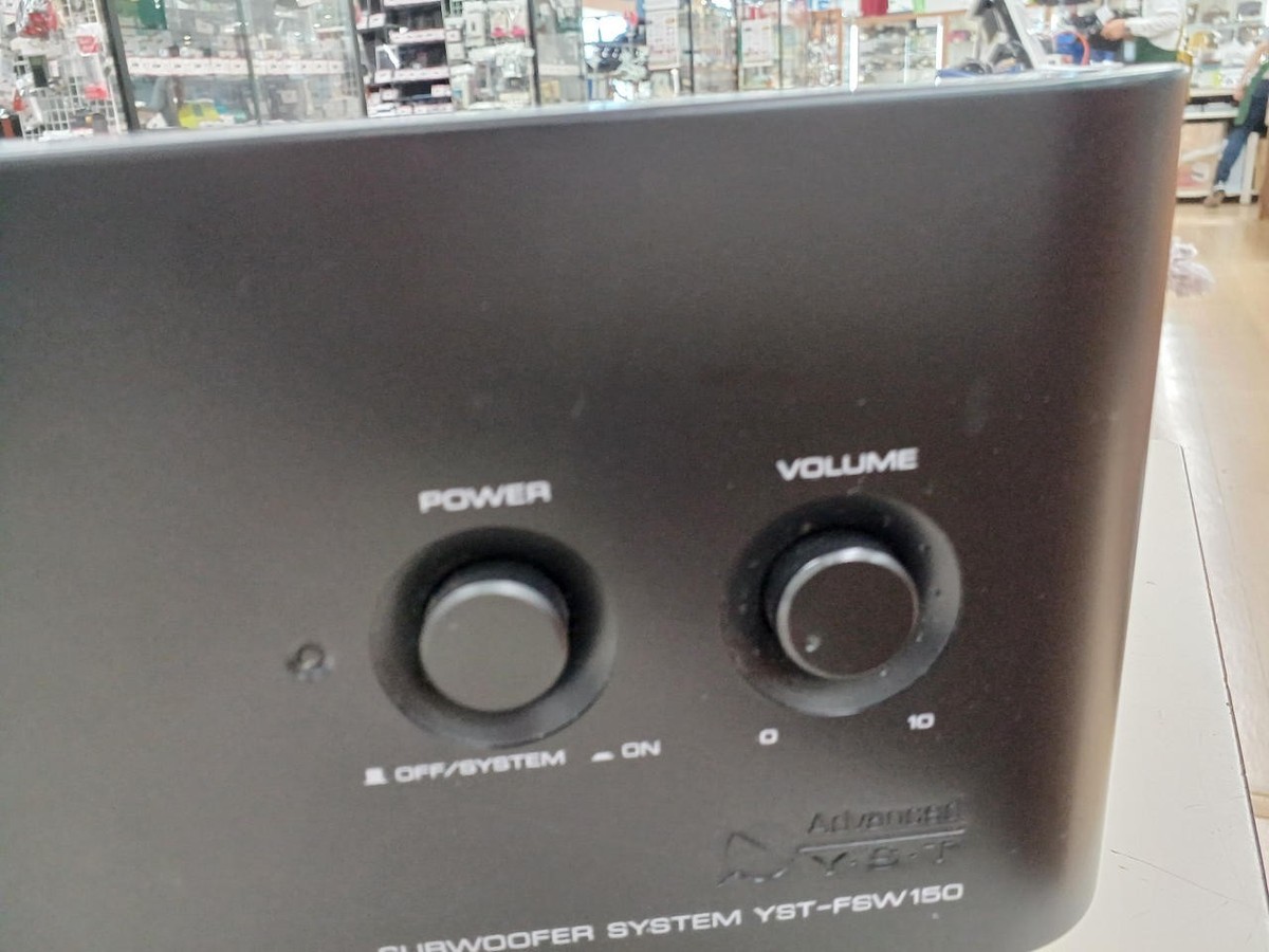 USED Yamaha YST-FSW150 Powered Subwoofer space-saving Black | eBay