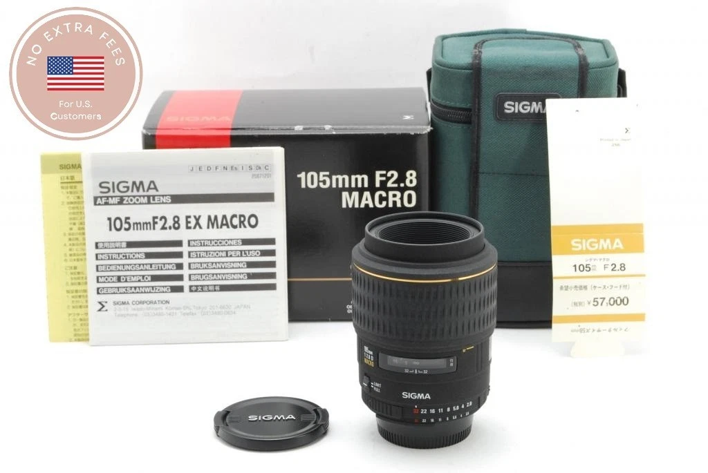 ニコン用　SIGMA 105mm F2.8 EX MACRO SIGMA 105mm F2.8 EX DG OS HSM Macro | SIGMA Corporation of America