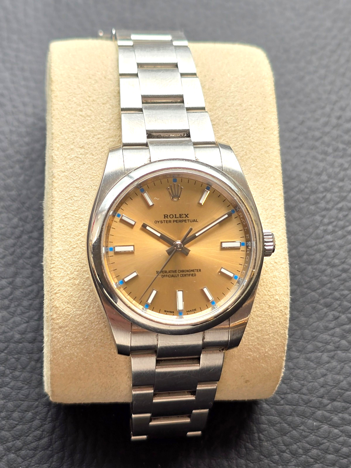 Rolex Oyster Perpetual Grape Dial Lady's Watch Ref. 114200