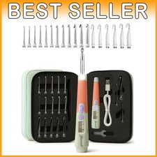 Light Up Crochet Hooks Set 18 Sizes