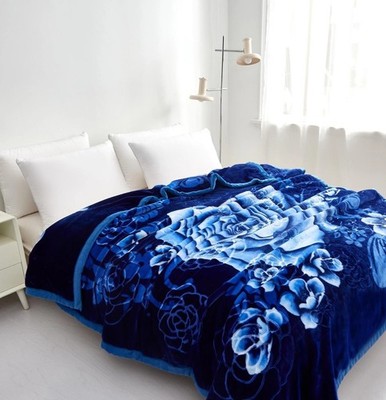 Premium Wende Kunstfell Decke 2 lagig schwer weich warm King Bett Überwurf