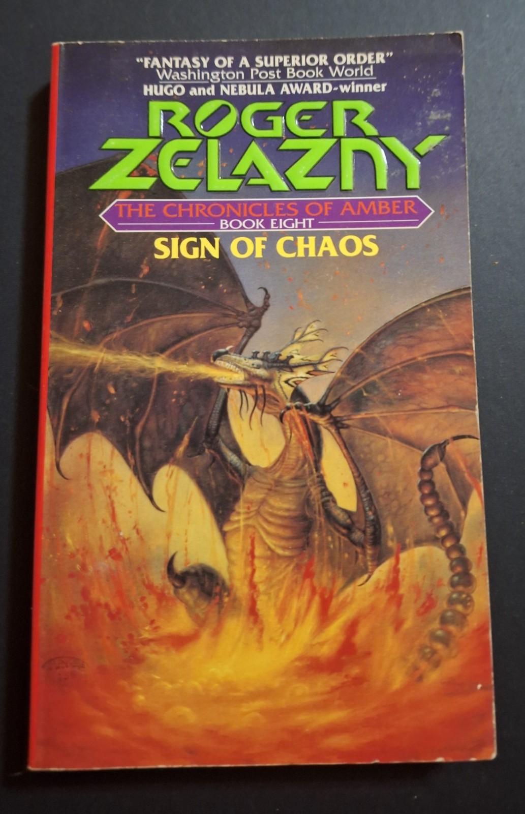 Sign of Chaos Paperback, Roger Zelazny, Chronicles of Amber #8