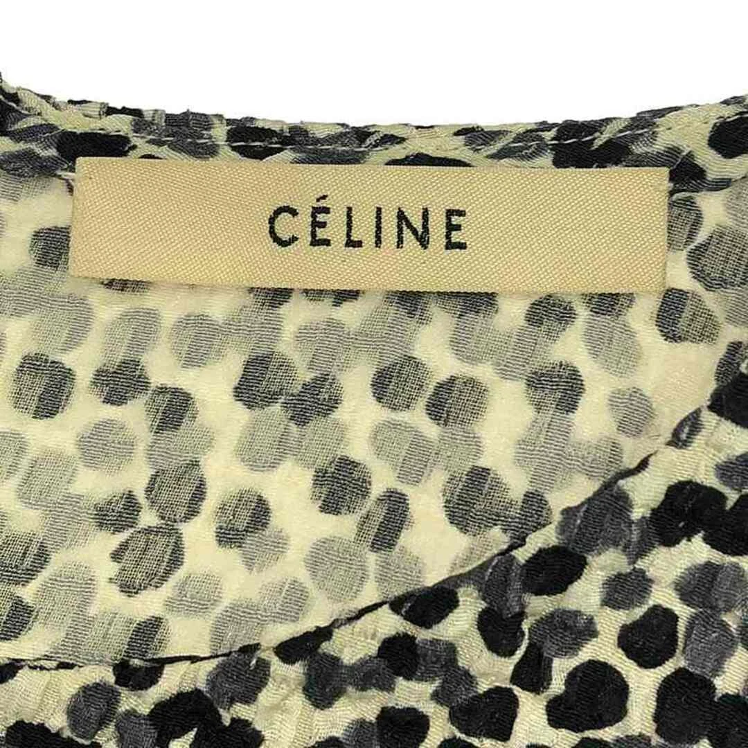 Celine Vestito Pullover Phoebe Modello Totale 40 Navy Bianco Donna Usato0