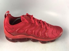 Nike Air VaporMax PLus Running Shoes Men's Triple Red Sz 12 US cw6973-600