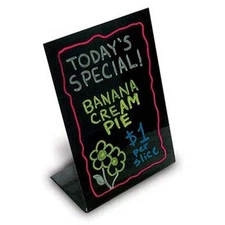 Cal-Mil 216-13 Marker Board - Black Easel 8-1/2"Wx11"H