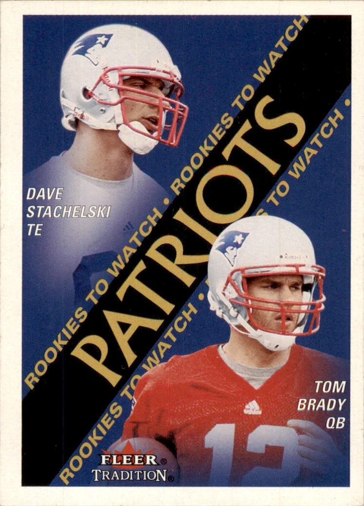 Tom Brady Rookie Football Trading Cards for sale | eBay