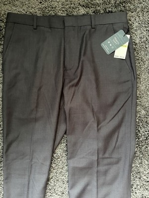 NWT Perry Ellis Men s Grey Slacks Pants 30x30