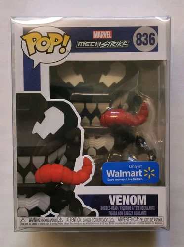 #836 Venom. Avengers: Mech Strike. Funko Pop! Marvel. Exclusivo de Walmart.