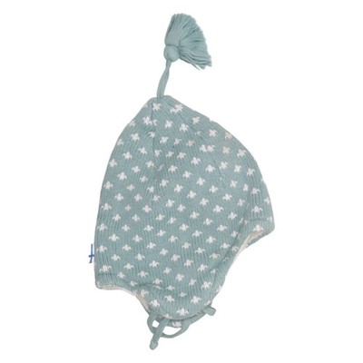 Finkid, Bommelmütze, Größe: 50, Baumwolle, Grün/Weiß, Unisex (Kinder) #QNJ