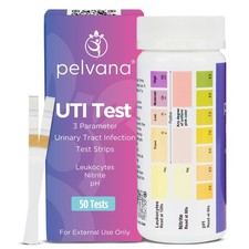 Pelvana Urinary Tract Infection UTI Test Strips 50 Kit for Women  Men