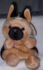 Aurora World PALM PALS Hans the German Shepherd Dog Plush 5" NWT Pet