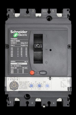 SCHNEIDER 40 AMP 50kA DREIPOLIG MCCB NSX100N ML2.2