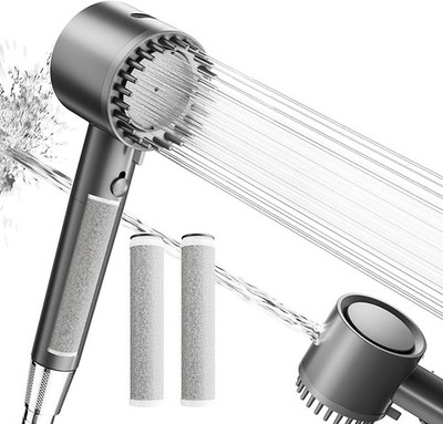 Cobbe Duschkopf-Set mit 20-stufigem Filter & 3x 2.0 Kohlefiltern   Hochdruck