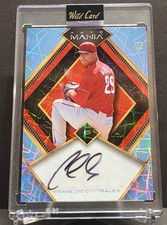 2023 Wild Card - Auto Mania Francisco Morales Platinum Lazers /3, AU  AM-D18