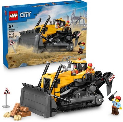 LEGO  City Big Vehicles Yellow Bulldozer 60466